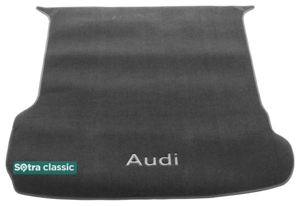 Двошарові килимки Sotra Classic Grey для Audi Q7/SQ7 (mkII)(багажник) 2015→ - Фото 1