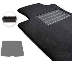 Двошарові килимки Optimal для Mercedes-Benz GLC-Class (X253)(не гібрид)(без ниши справа)(багажник) 2015-2022