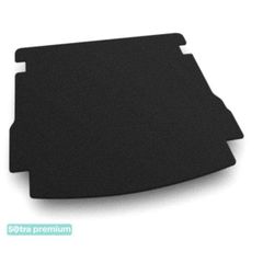 Двошарові килимки Sotra Premium Black для Porsche Macan (mkI)(с вырезами)(багажник) 2013→