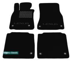 Двухслойные коврики Sotra Classic Black для Lexus LS (mkIV)(long)(полный привод) 2012-2017
