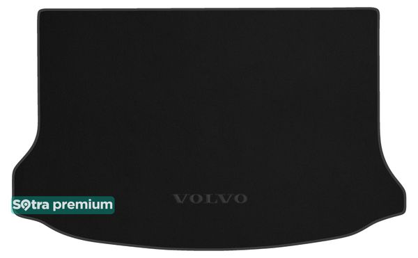 Двухслойные коврики Sotra Premium Black для Volvo V40 (mkII)(D2,D3,D4) 2012-2018; (T2,T3,T4) 2012-2019 (нижний уровень)(багажник) - Фото 1