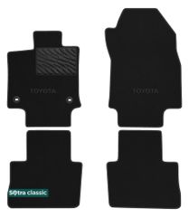 Двухслойные коврики Sotra Classic Black для Toyota RAV4 (mkV)(гибрид) 2018→