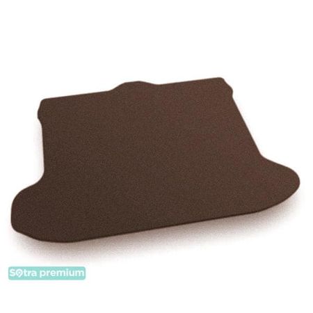 Двошарові килимки Sotra Premium Chocolate для Volvo C30 (mkI)(багажник) 2006-2013 - Фото 1