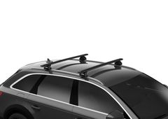 Багажник на інтегровані рейлінги Thule Wingbar Black Evo для Mitsubishi Outlander (mkIII) 2012-2021 - Фото 2
