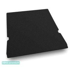 Двошарові килимки Sotra Premium Black для Ford S-Max (mkI)(7 мест)(сложенный 3 ряд)(багажник) 2006-2015
