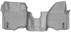 Коврики Weathertech Grey для Ford Super Duty (extended & double cab)(mkIII)(no 4x4 shifter)(no dead pedal)(1 pc.)(1 row) 2011-2012 automatic