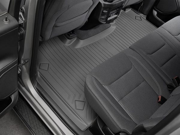 Коврики WeatherTech Black для Dodge Ram (mkV)(crew cab)(1 row bench seats)(no storage under 2 row) 2019→ - Фото 3