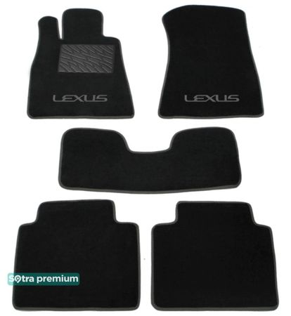 Двошарові килимки Sotra Premium Black для Lexus GS (mkI) 1993-1997 - Фото 1