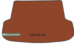 Двухслойные коврики Sotra Premium Terracotta для Lexus RX (mkIV)(багажник) 2016-2022