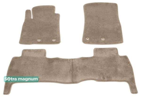 Двошарові килимки Sotra Magnum Beige для Lexus LX (mkIII)(J200)(1-2 ряд) 2012-2016 - Фото 2