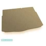 Двошарові килимки Sotra Premium Beige для Kia Stonic (mkI)(нижній рівень)(багажник) 2017→ - Фото 1