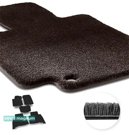 Двошарові килимки Sotra Magnum Black для Lexus GX (mkII)(J150)(1-2 ряд) 2009-2014 - Фото 1