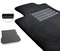 Двошарові килимки Optimal для Nissan Pathfinder (mkIV)(R52)(складений 3 ряд)(багажник) 2012-2021