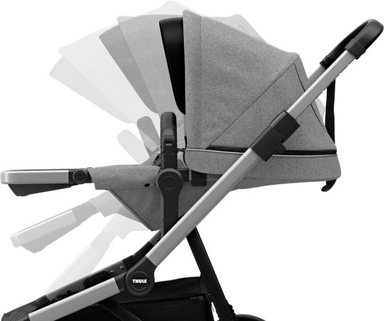 Дитяча коляска Thule Sleek (Grey Melange) - Фото 7