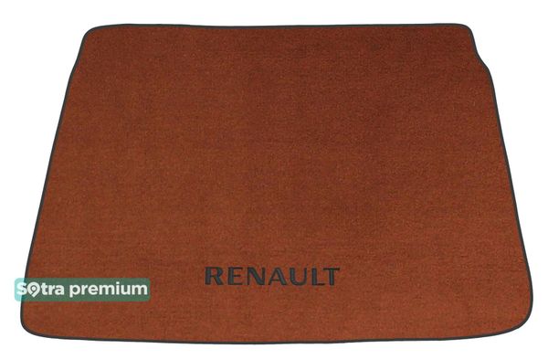 Двошарові килимки Sotra Premium Terracotta для Renault Kadjar (mkI)(багажник) 2015-2022 - Фото 1