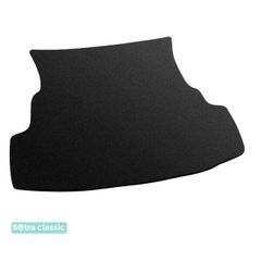 Двошарові килимки Sotra Classic Black для Renault Symbol (mkII)(седан)(багажник) 2008-2013