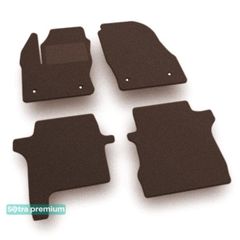Двошарові килимки Sotra Premium Chocolate для Ford Tourneo Connect (mkII)(long)(1-2 ряд) 2013-2018