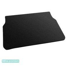 Двошарові килимки Sotra Premium Black для Peugeot 208 (mkI)(багажник) 2012-2019