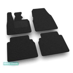 Двухслойные коврики Sotra Classic Black для BMW i3 (I01) 2013-2022