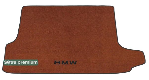 Двошарові килимки Sotra Premium Terracotta для BMW X3 (E83)(з правим вухом)(багажник) 2003-2010 - Фото 1