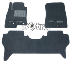 Двошарові килимки Sotra Custom Premium Black для Mitsubishi Pajero (mkIV)(5-дв.) 2006-2021