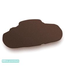 Двошарові килимки Sotra Premium Chocolate для Kia Optima (mkIII)(LPI)(без заводського захисту газового балона)(багажник) 2010-2015