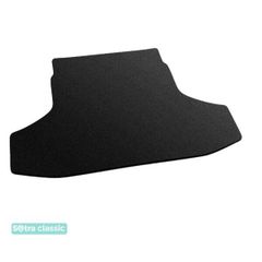 Двошарові килимки Sotra Classic Black для Porsche Panamera (mkI)(не гібрид)(без сіток у нішах)(багажник) 2009-2016