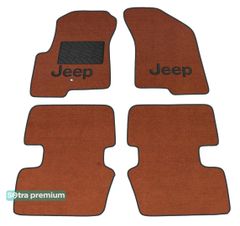 Двошарові килимки Sotra Premium Terracotta для Jeep Compass (mkI) 2011-2016