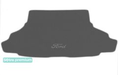 Двошарові килимки Sotra Premium Grey для Ford Mustang (mkVI)(без сабвуфера)(багажник) 2015→