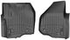 Коврики Weathertech Black для Ford Super Duty (extended & double cab)(mkIII)(no 4x4 shifter)(raised dead pedal)(2 pcs.)(1 row) 2012-2016 automatic