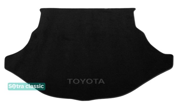 Двошарові килимки Sotra Classic Black для Toyota Venza (mkI)(багажник) 2008-2017 - Фото 1