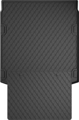 Резиновые коврики в багажник Gledring для Audi A6/S6 (mkIV)(C7)(седан) 2011-2018 (багажник с защитой)