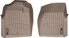 Коврик Weathertech Beige для Chevrolet Silverado (single cab)(mkII)(no 4x4 shifter)(1 row bucket) 2007-2014 - Фото 1