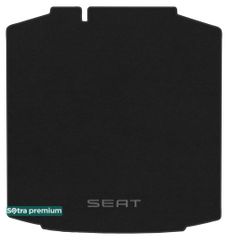 Двухслойные коврики Sotra Premium Black для Seat Toledo (mkIV)(багажник) 2012-2019