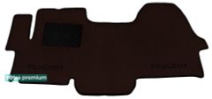Двошарові килимки Sotra Premium Chocolate для Peugeot Boxer (mkII)(1 ряд) 2006→