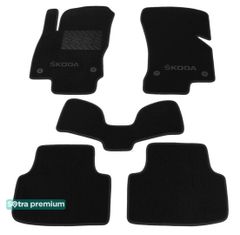 Двухслойные коврики Sotra Premium Black для Skoda Octavia (mkIII)(A7) 2012-2019