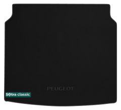 Двухслойные коврики Sotra Classic Black для Peugeot 508 (mkII)(универсал)(багажник) 2018→