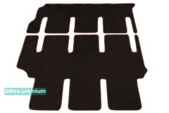 Двошарові килимки Sotra Premium Chocolate для Volkswagen Multivan (T5-T6)(одні розсувні двері)(2-3 ряд) 2003→
