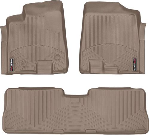 Коврики Weathertech Beige для Buick Rendezvous (mkI)(1-2 row) 2002-2007 - Фото 1