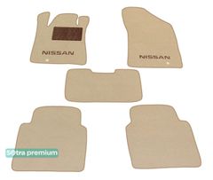 Двухслойные коврики Sotra Premium Beige для Nissan Maxima (mkVII)(A35) 2008-2015