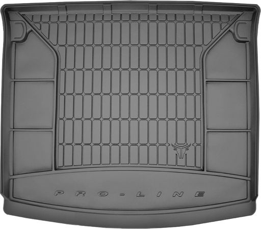 Резиновый коврик в багажник Frogum Pro-Line для Volkswagen Caddy (mkIII)(Life) 2015-2020 (без двухуровневого пола)(багажник) - Фото 1