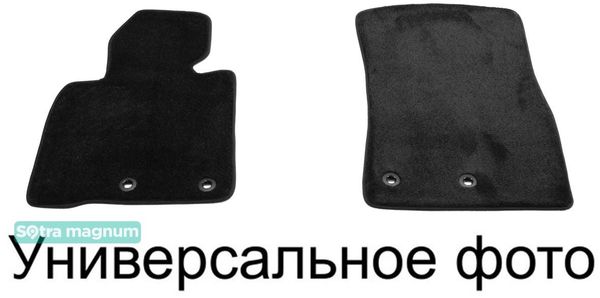 Двошарові килимки Sotra Magnum Black для Opel Combo (mkIII)(C)(1 ряд) 2001-2011 - Фото 2