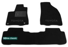 Двухслойные коврики Sotra Classic Black для Toyota Highlander (mkIII) 2013-2019