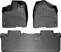 Коврики Weathertech Black для Toyota Sienna (mkIII)(1-2 row)(8 seats) 2010-2012