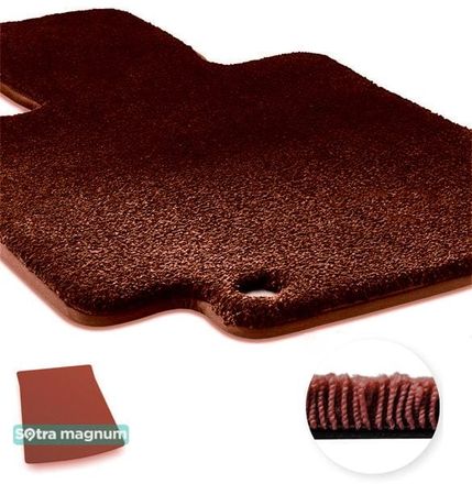 Двошарові килимки Sotra Magnum Red для BMW 6-series (E63)(купе)(багажник) 2003-2010 - Фото 1