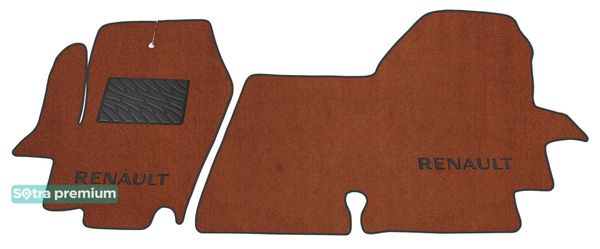 Двошарові килимки Sotra Premium Terracotta для Renault Master (mkII)(1 ряд) 2003-2010 - Фото 1
