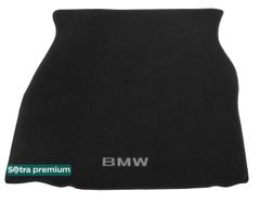 Двошарові килимки Sotra Premium Black для BMW 3-series (E30)(седан)(багажник) 1982-1993