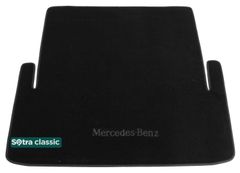 Двошарові килимки Sotra Classic Black для Mercedes-Benz S-Class (W221)(багажник) 2006-2013