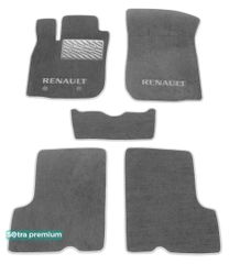 Двухслойные коврики Sotra Premium Grey для Renault Duster (mkI) 2009-2013