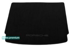 Двухслойные коврики Sotra Premium Black для Porsche Cayenne (mkII)(багажник) 2010-2017